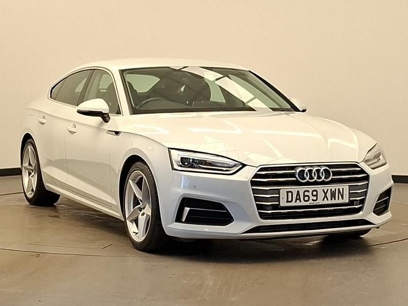White Used 2019 Audi A5 Sport Hatchback | £16,998 (Good price) - Image 1/4