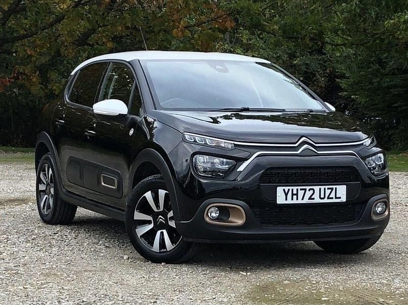 Black Used 2022 Citroën C3 PureTech Hatchback | £11,335 (Fair price) - Image 1/3