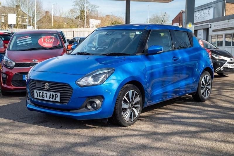 Used Suzuki Swift SZ5 2017 Blue Hatchback