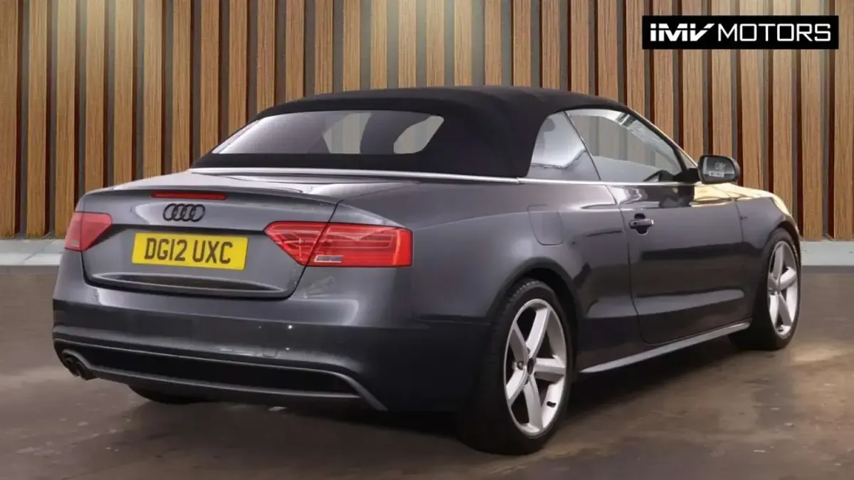 Used Audi A5 Cabriolet S-Line 177 HP (130 kW) 2012 Grey Cabriolet