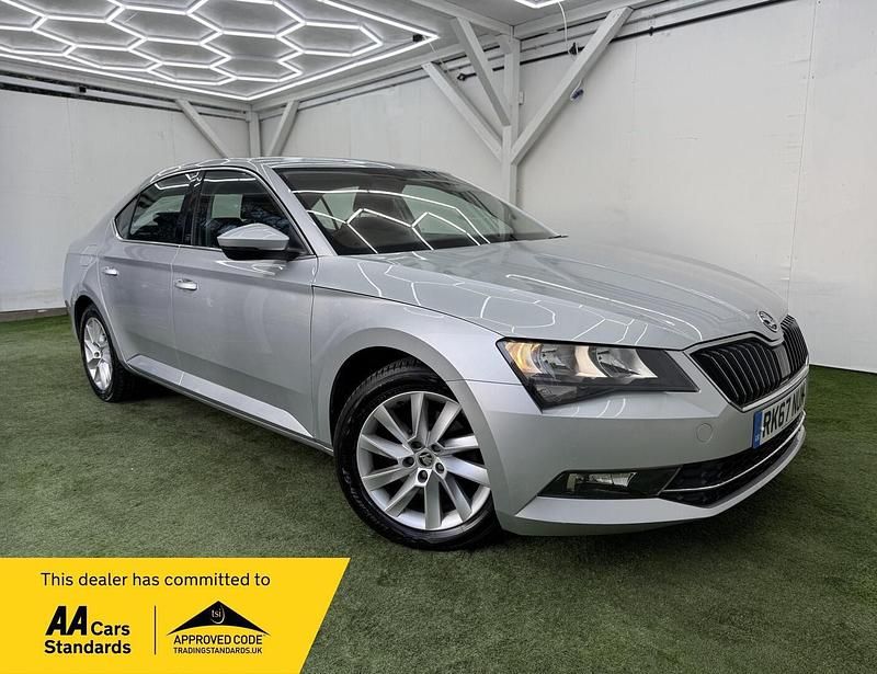Used Skoda Superb SE 150 HP (110 kW) 2017 Silver Hatchback