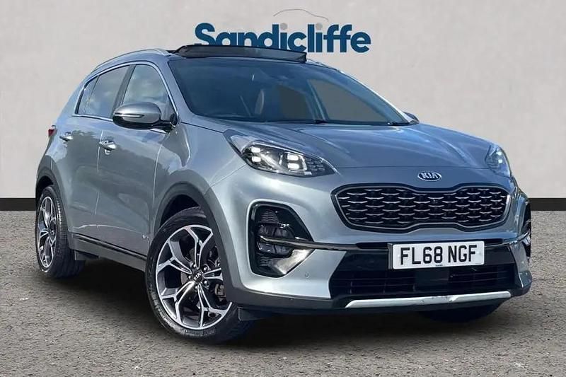 Silver Used 2018 Kia Sportage GT-Line S SUV | £14,827 (Fair price) - Image 1/4