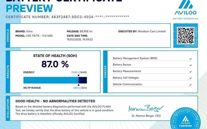 Used Volvo V90 Inscription 340 HP (250 kW) 2021 Brown Estate