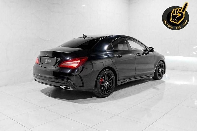 Used Mercedes CLA220 AMG line 2018 Black Sedan