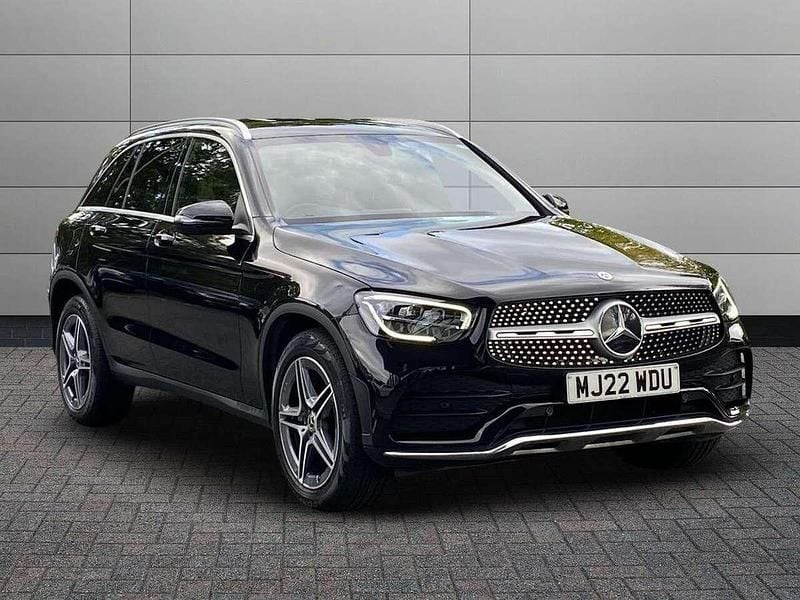 Black Used 2022 Mercedes GLC220 AMG line SUV | £30,303 (Fair price) - Image 1/4