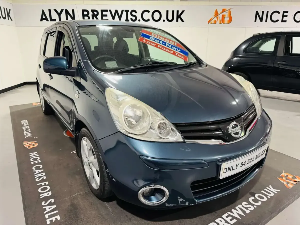 Used Nissan Note N-TEC 90 HP (66 kW) 2012 Blue Hatchback