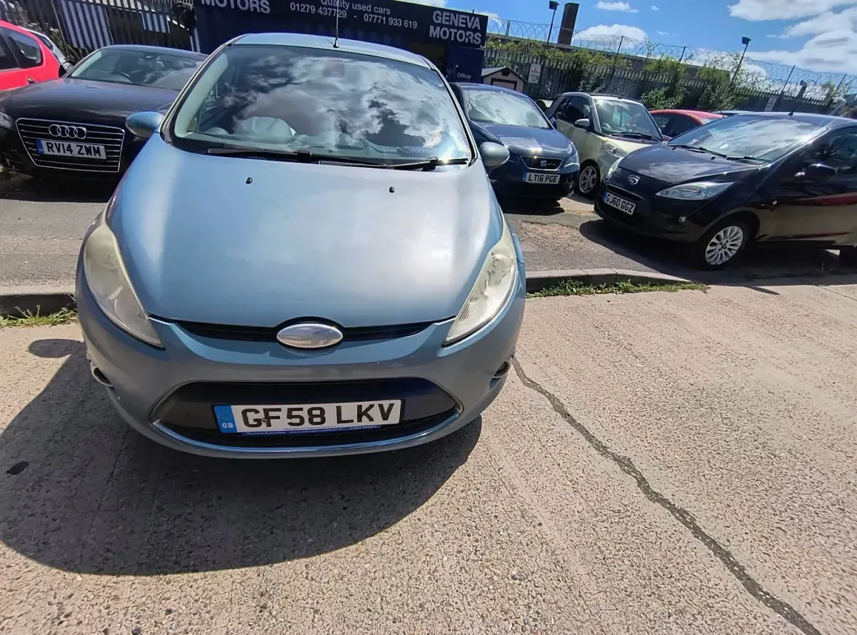 Used Ford Fiesta Titanium 94 HP (69 kW) 2009 Blue Hatchback