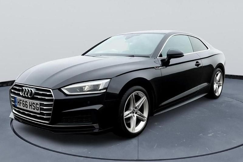 Used Audi A5 S-Line 190 HP (139 kW) 2017 Black Coupe