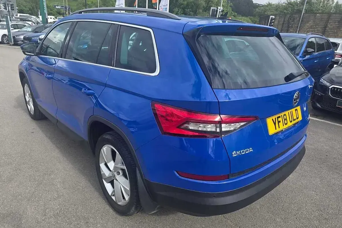 Used Skoda Kodiaq SE L 110 HP (80 kW) 2018 Blue SUV