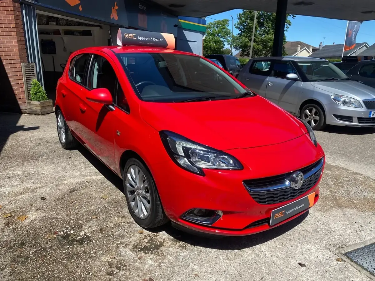 Used Vauxhall Corsa 90 HP (66 kW) 2019 Red Hatchback