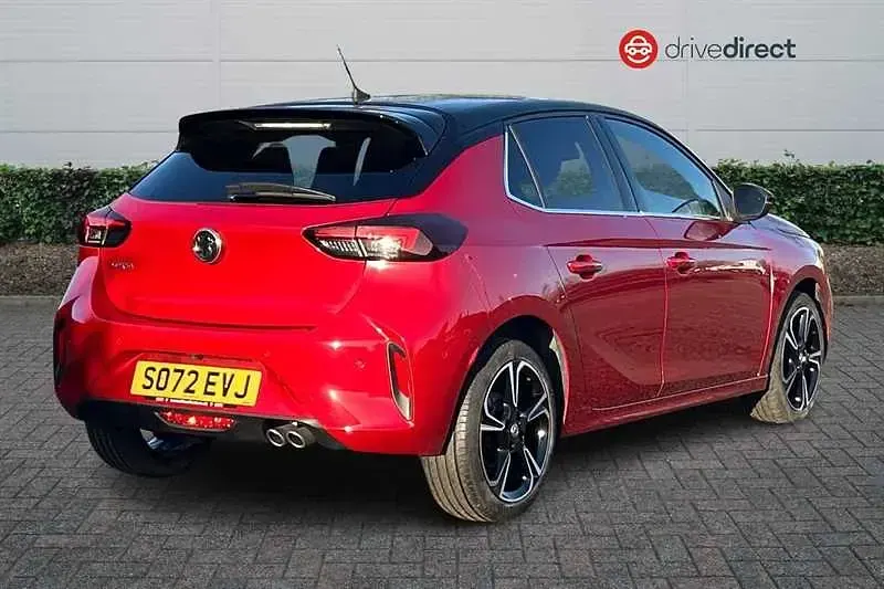Used Vauxhall Corsa Ultimate 130 HP (95 kW) 2023 Red Hatchback