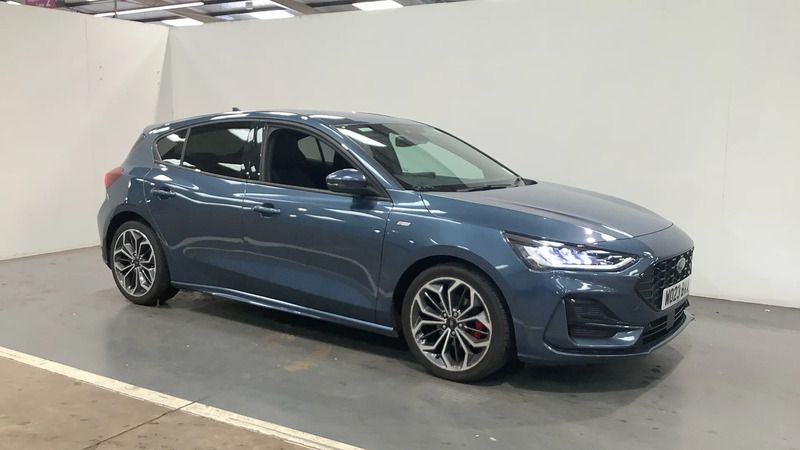 Blue Used 2023 Ford Focus ST-Line X Hatchback | £15,298 (Fair price) - Image 1/4
