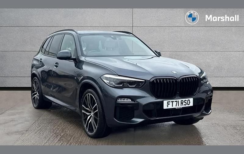 Grey Used 2021 BMW X5 M Sport SUV | £38,991 (Fair price) - Image 1/4
