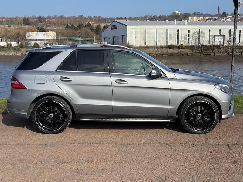 Used Mercedes ML350 AMG line 258 HP (189 kW) 2015 Silver SUV