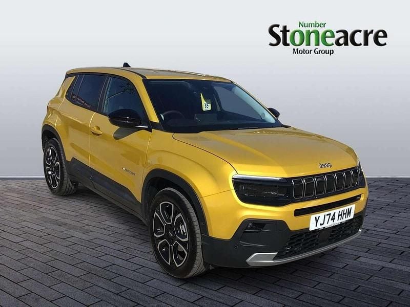 Yellow Used 2024 Jeep Avenger Summit SUV | £22,895 (Fair price) - Image 1/4