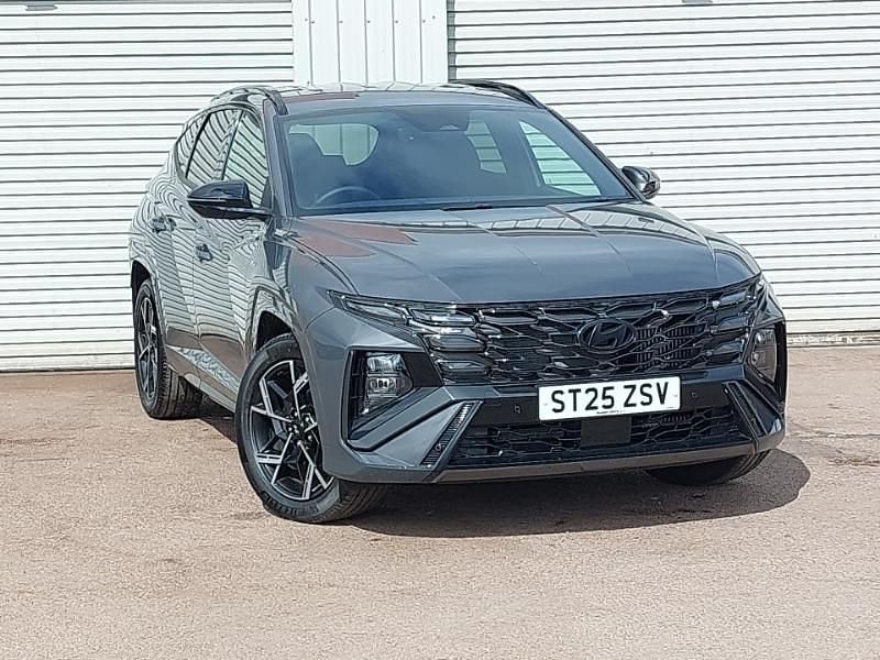 Pearl ecotronic grey New 2025 Hyundai Tucson N Line SUV | £29,498 (Super price) - Image 1/4