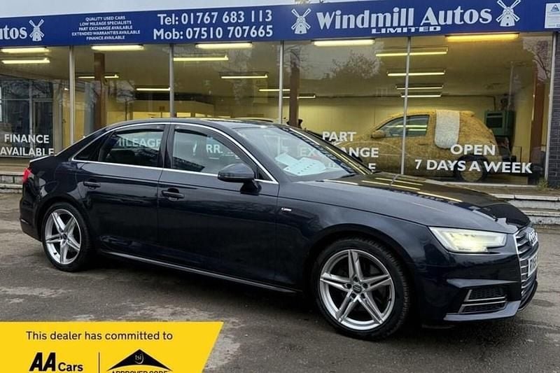 Blue Used 2016 Audi A4 S-Line Sedan | £11,250 (Fair price) - Image 1/1