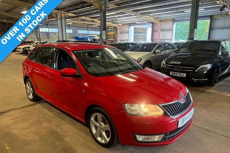 Used Skoda Rapid Elegance 2014 Red Hatchback