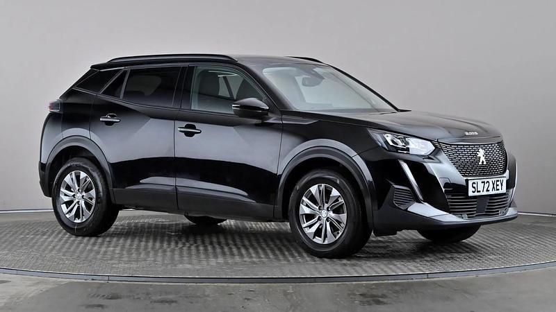 Black Used 2022 Peugeot 2008 Active+ SUV | £13,298 (Fair price) - Image 1/3