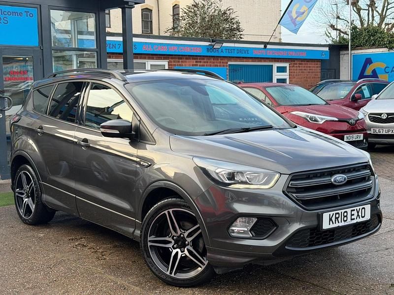 Grey Used 2018 Ford Kuga ST-Line SUV | £9,480 (Fair price) - Image 1/4