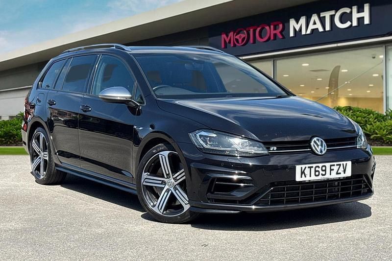 Black Used 2019 VW Golf VII R Estate | £20,890 (Fair price) - Image 1/4