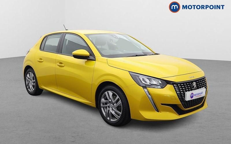Yellow Used 2020 Peugeot 208 Active Hatchback | £9,849 (Fair price) - Image 1/4