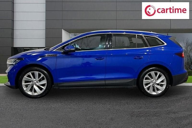 Used Skoda Enyaq iV ecoSuite 131 kW (179 HP) 2021 Blue SUV