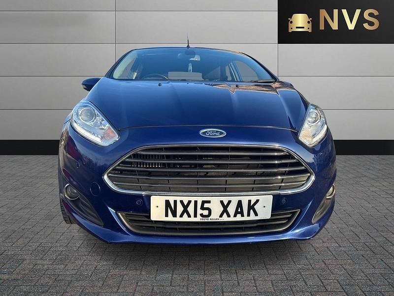 Used Ford Fiesta Titanium 2015 Blue Hatchback