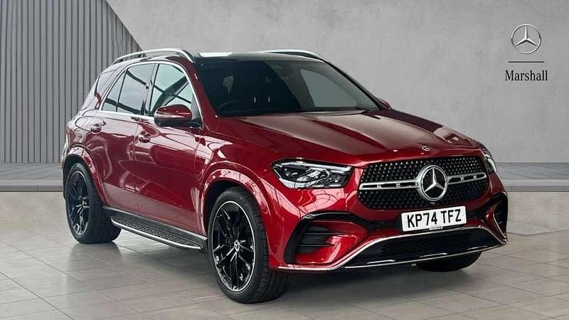 Red Used 2024 Mercedes GLE450 AMG AMG line SUV | £68,380 (A bit pricey) - Image 1/4