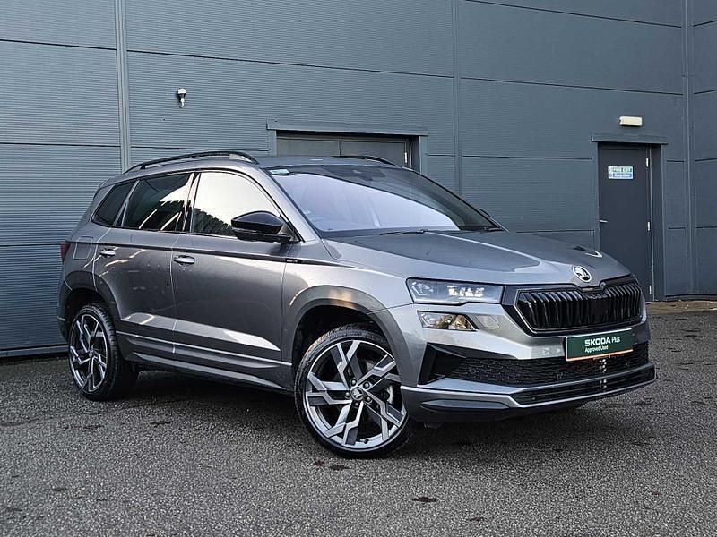 Grey Used 2025 Skoda Karoq SportLine SUV | £27,101 (Fair price) - Image 1/4