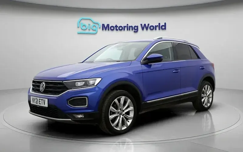 Used VW T-Roc SEL 150 HP (110 kW) 2021 Blue SUV