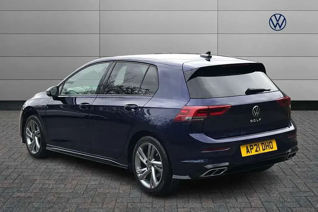 Used VW Golf VII R-line 2021 Blue Hatchback