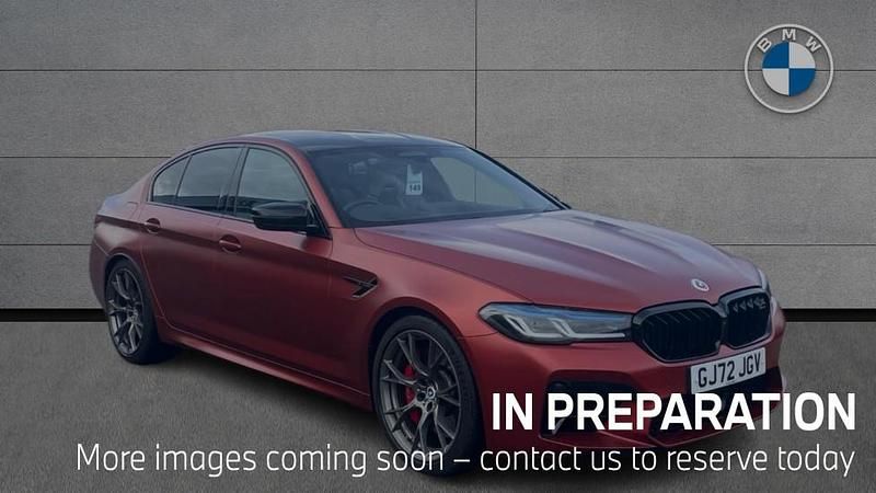 Orange Used 2022 BMW M5 Competition Edition Sedan | £64,995 (A bit pricey) - Image 1/4