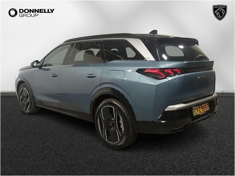 Blue Used 2024 Peugeot e-5008 GT SUV | £37,985 (A bit pricey) - Image 1/4