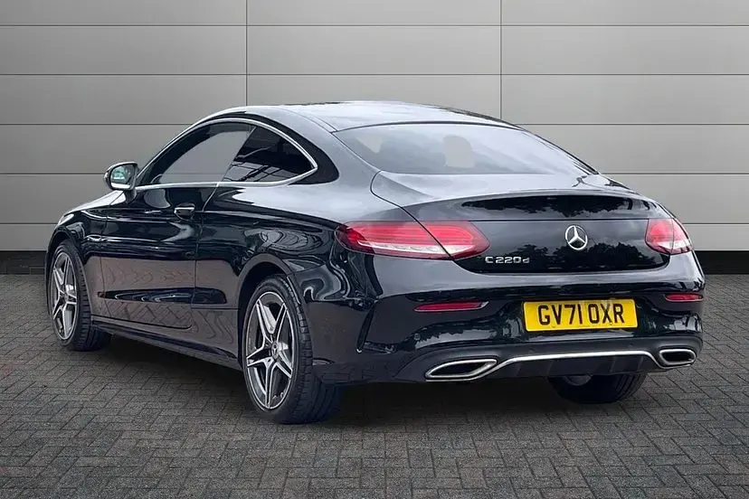 Used Mercedes C220 AMG line 194 HP (142 kW) 2022 Black Coupe