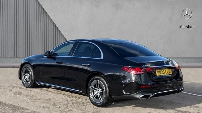 Used Mercedes E200 AMG line 204 HP (150 kW) 2025 Black Sedan