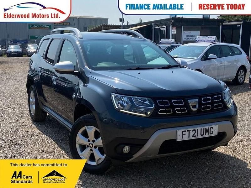 Grey Used 2021 Dacia Duster Comfort SUV | £7,890 (Good price) - Image 1/4