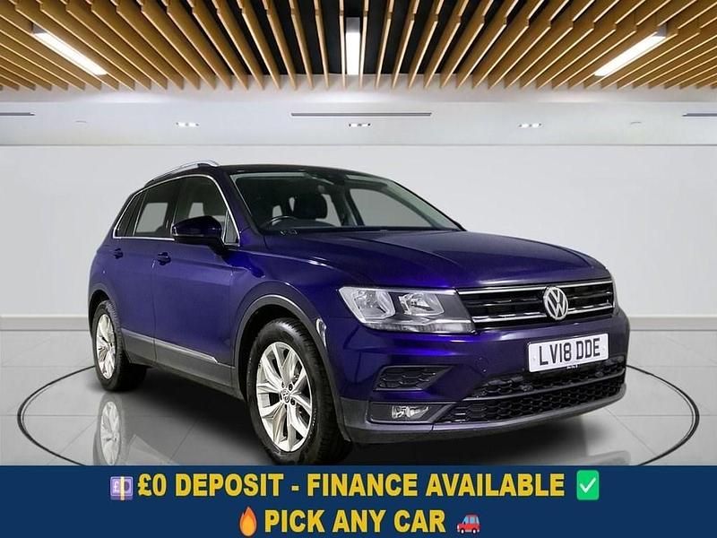 Blue Used 2018 VW Tiguan SE SUV | £12,999 (Fair price) - Image 1/4