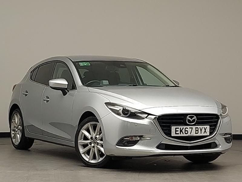 Silver Used 2017 Mazda 3 Inclusive Hatchback | £9,498 (Fair price) - Image 1/4