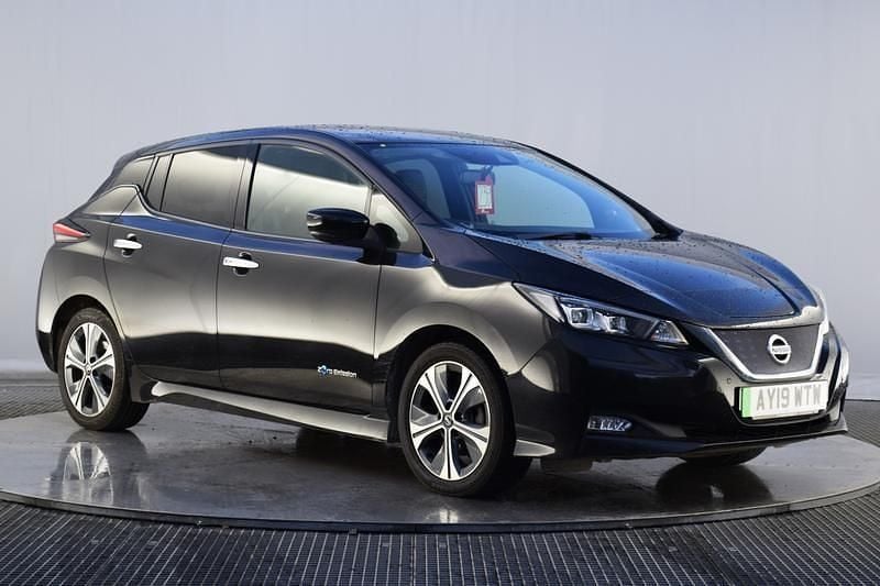 Used Nissan Leaf 110 kW (150 HP) 2019 Black Hatchback