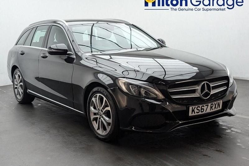 Black Used 2017 Mercedes C220 Estate | £14,800 (Good price) - Image 1/1