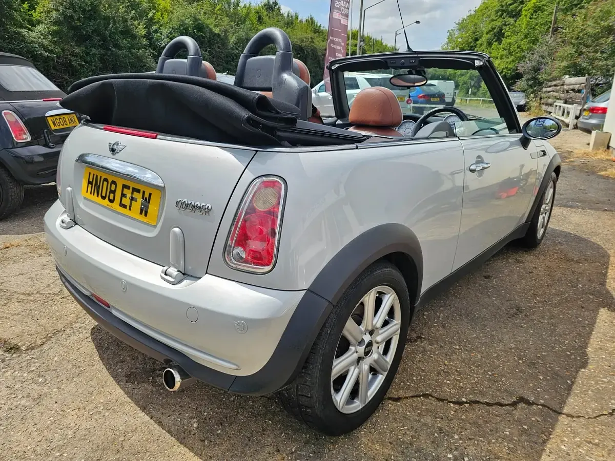 Used Mini Cooper Cabriolet 115 HP (84 kW) 2008 Silver Cabriolet