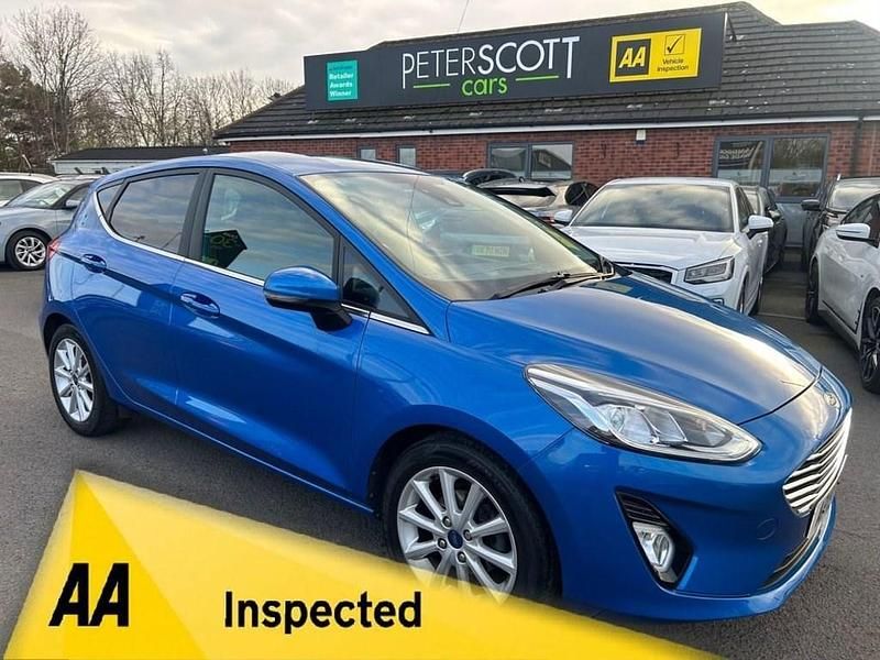 Used Ford Fiesta Titanium 100 HP (73 kW) 2019 Blue Hatchback