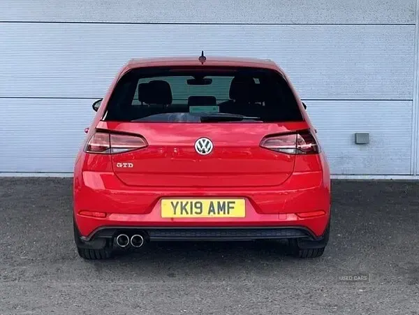Used VW Golf VII GTD 184 HP (135 kW) 2019 Red Hatchback
