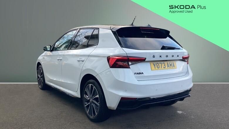 Used Skoda Fabia Monte Carlo 110 HP (80 kW) 2023 White Hatchback