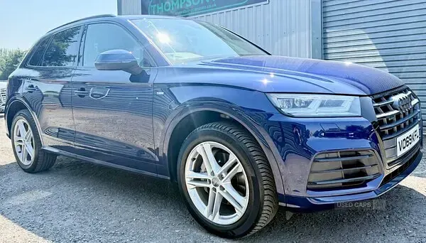 Used Audi Q5 S-Line 190 HP (139 kW) 2019 Blue SUV