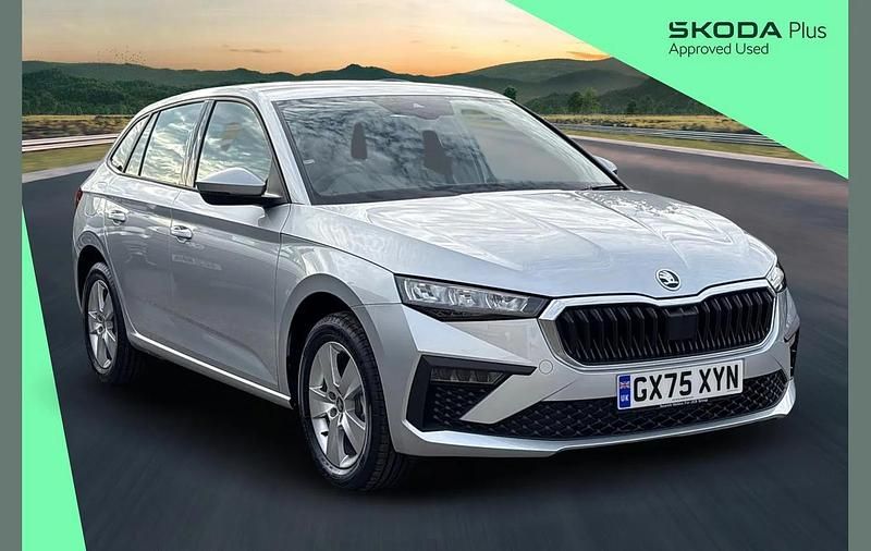 Used Skoda Scala SE 115 HP (84 kW) 2025 Brilliant silver metallic Hatchback