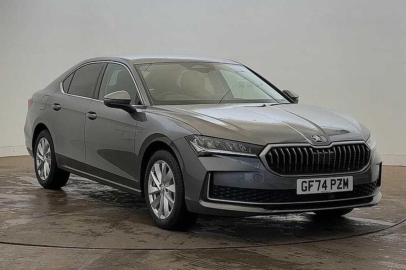 Graphite grey metallic New 2024 Skoda Superb SE Technology Hatchback | £24,695 (Super price) - Image 1/3