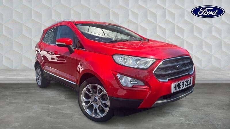 Red Used 2019 Ford Ecosport Titanium SUV | £9,595 (Fair price) - Image 1/4