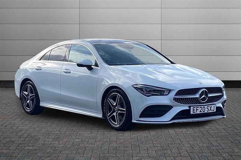 White Used 2020 Mercedes CLA180 AMG Line Premium Plus Sedan | £24,250 (Fair price) - Image 1/4